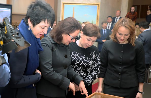 В Исполкоме СНГ открылась выставка, посвященная председательству Туркменистана в СНГ в 2019 году