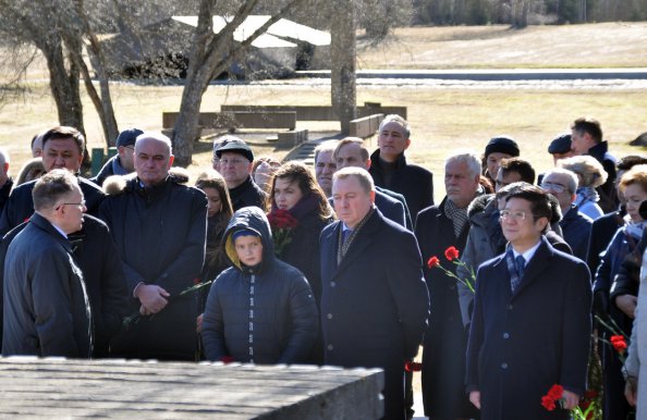 В мемориальном комплексе «Хатынь» прошло памятное мероприятие