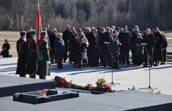 В мемориальном комплексе «Хатынь» прошло памятное мероприятие