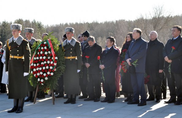 В мемориальном комплексе «Хатынь» прошло памятное мероприятие