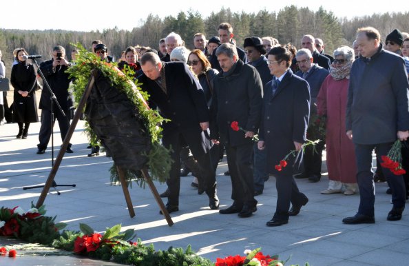 В мемориальном комплексе «Хатынь» прошло памятное мероприятие