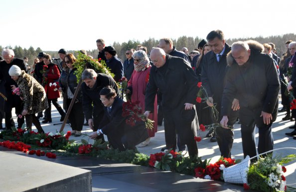 В мемориальном комплексе «Хатынь» прошло памятное мероприятие