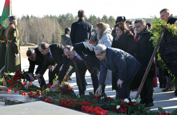 В мемориальном комплексе «Хатынь» прошло памятное мероприятие