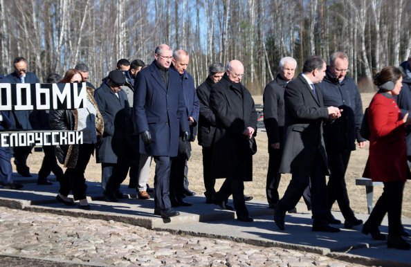 В мемориальном комплексе «Хатынь» прошло памятное мероприятие