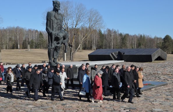 В мемориальном комплексе «Хатынь» прошло памятное мероприятие