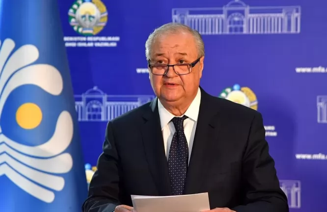 Выступление Министра иностранных дел Республики Узбекистан А.Х.Камилова на брифинге по итогам заседания СМИД СНГ