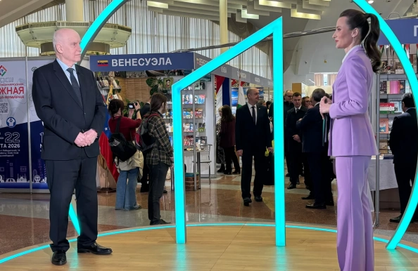 Генеральный секретарь СНГ С.Лебедев дал интервью белорусскому телеканалу «Первый информационный»