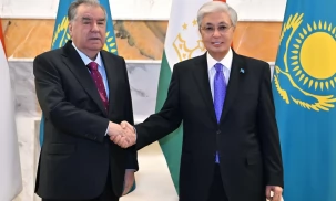 В Астане состоялась встреча Президента Казахстана К.-Ж.Токаева с Президентом Таджикистана Э.Рахмоном