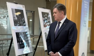 Первый заместитель Генерального секретаря СНГ И.Петришенко принял участие в открытии выставки, приуроченной к 100-летию со дня рождения белорусского государственного деятеля Н.Снежковой