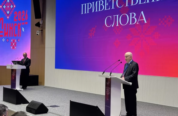 Генеральный секретарь СНГ С.Лебедев принял участие в XV Съезде онкологов и радиологов стран СНГ и Евразии в Минске