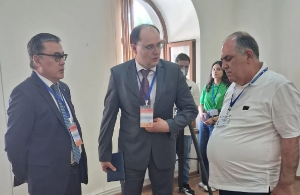 В рамках мониторинга парламентских выборов в Армении Глава Миссии наблюдателей от СНГ Н.Сейтимов ознакомился с подготовкой ко дню голосования в Армавирской области