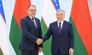 Президент Узбекистана принял делегацию Беларуси
