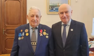 Генеральный секретарь СНГ С.Лебедев встретился с председателем Межправительственного координационного совета по вопросам семеноводства СНГ И.Кузьминым