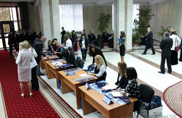 Фоторепортаж открытия Международной научно-практической конференции «25 лет Содружеству Независимых Государств: итоги, перспективы»