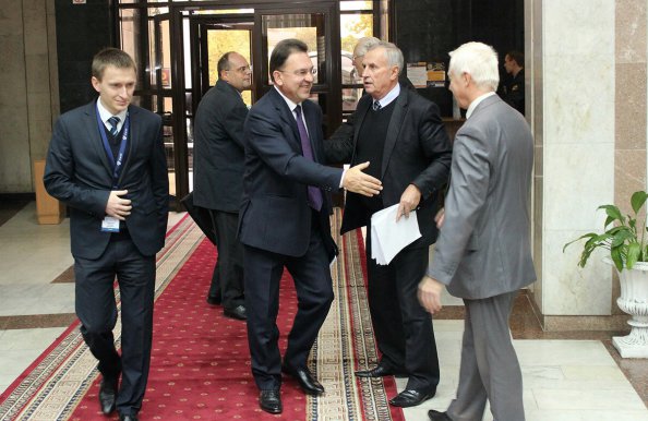 Фоторепортаж открытия Международной научно-практической конференции «25 лет Содружеству Независимых Государств: итоги, перспективы»