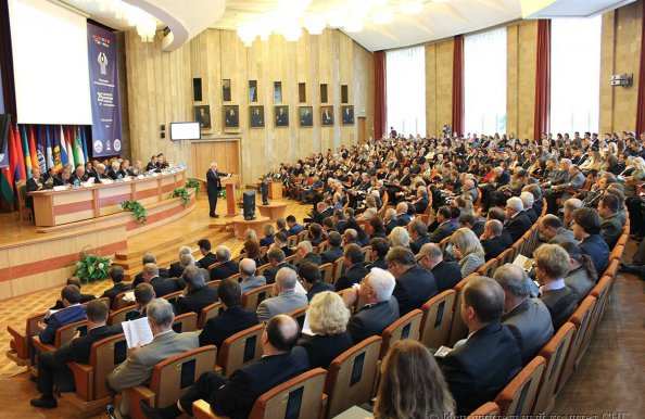 Фоторепортаж открытия Международной научно-практической конференции «25 лет Содружеству Независимых Государств: итоги, перспективы»