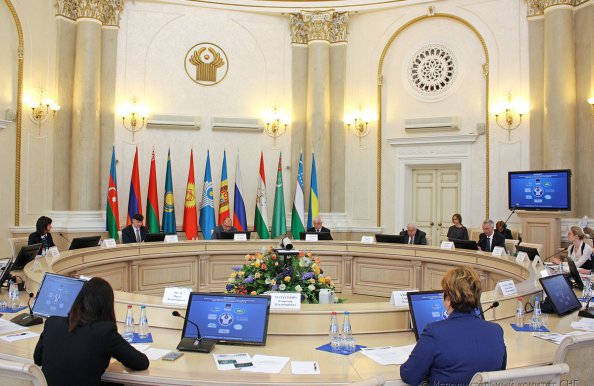 Гашение марки к 100-летию БЕЛТА состоялось в Минске в рамках заседания Информсовета СНГ